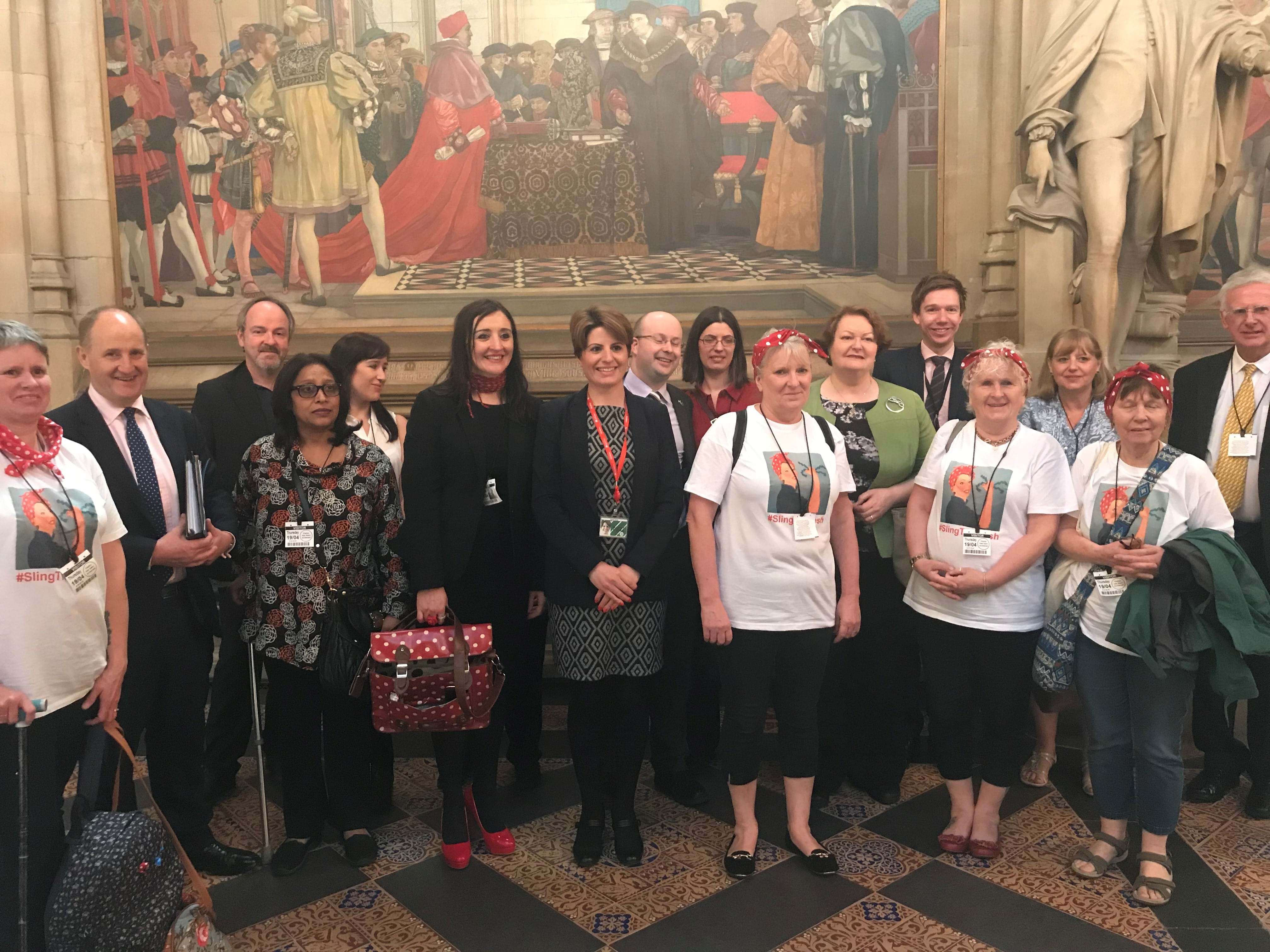 Thompsons Solicitors and Sling the Mesh at the parliamentary debate